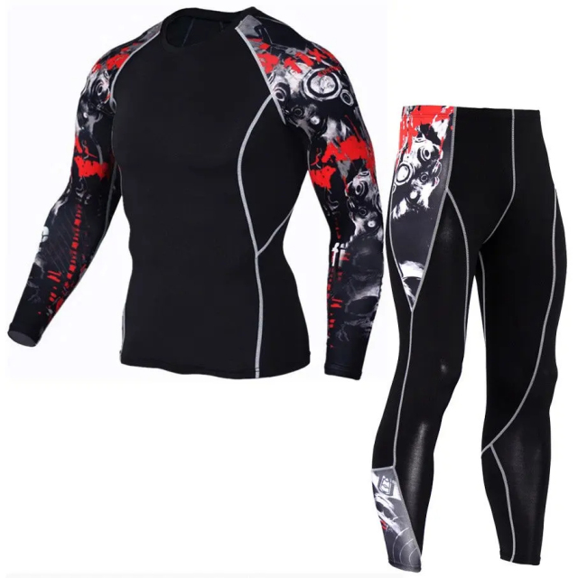 Custom Your Own Designs Rashguard MMA T-shirt +Pants Set Jiu Jitsu Black Grappling Bjj Boxing Rash Guard Sportswear