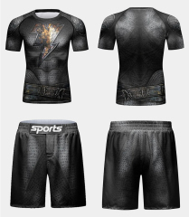 Gym Fighting Arts Wrestlin Training Clothes Suit Men Boxing Short Tops Tight Fit Quick Drying Muay Thai Fighting Boxing Suit