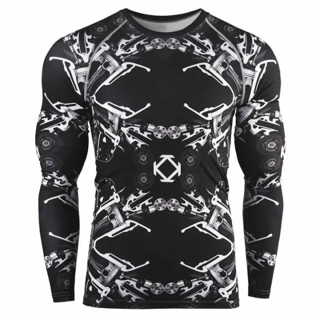 Premium Custom BJJ MMA Rash Guards for Men