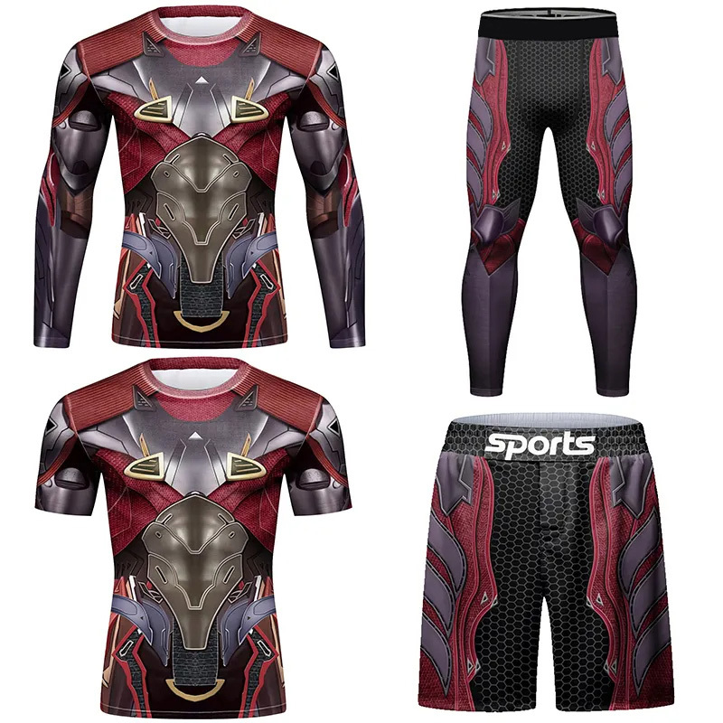 Custom MMA Rashguard Fully Sublimated BJJ Rash Guards Customized for Men