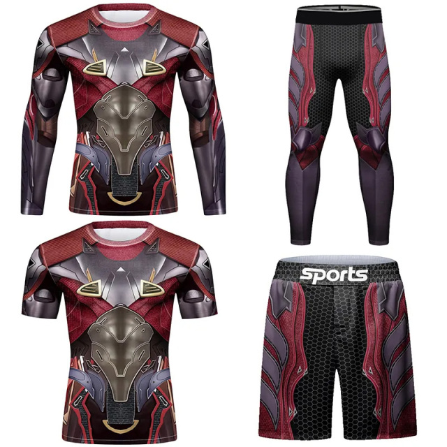 Custom MMA Rashguard Fully Sublimated BJJ Rash Guards Customized for Men