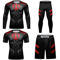 Custom MMA Rashguard Fully Sublimated BJJ Rash Guards Customized for Men