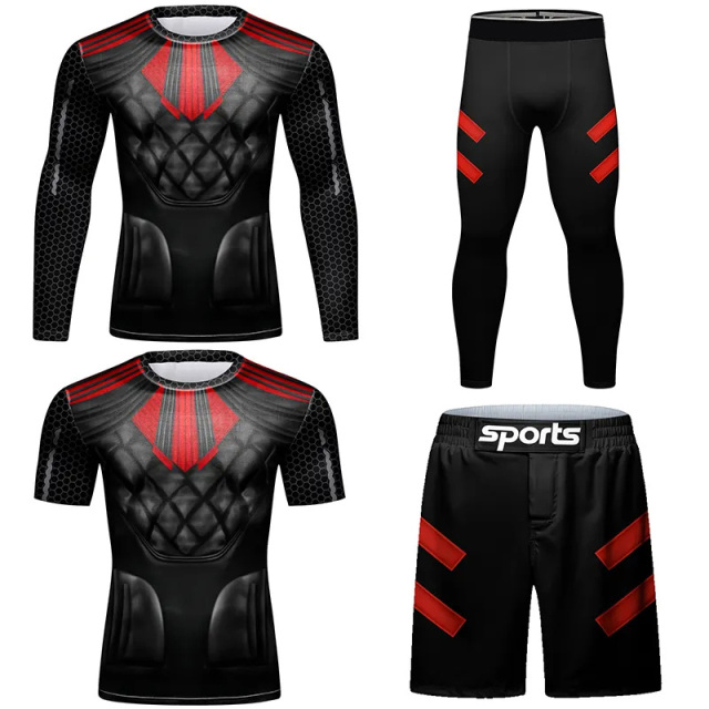 Custom MMA Rashguard Fully Sublimated BJJ Rash Guards Customized for Men