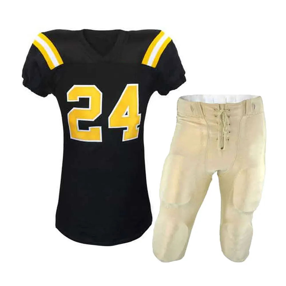Premium Custom Sublimation American Football Uniform Collection - Breathable Polyester Jersey and Pant Combos