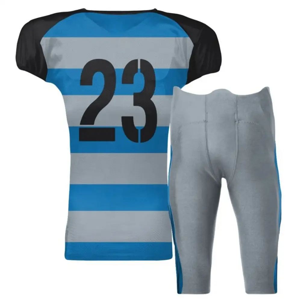 Premium Custom American Football Uniforms Moisture - Wicking and Emblem – Embellished Meticulously Tailored for Superior Performance