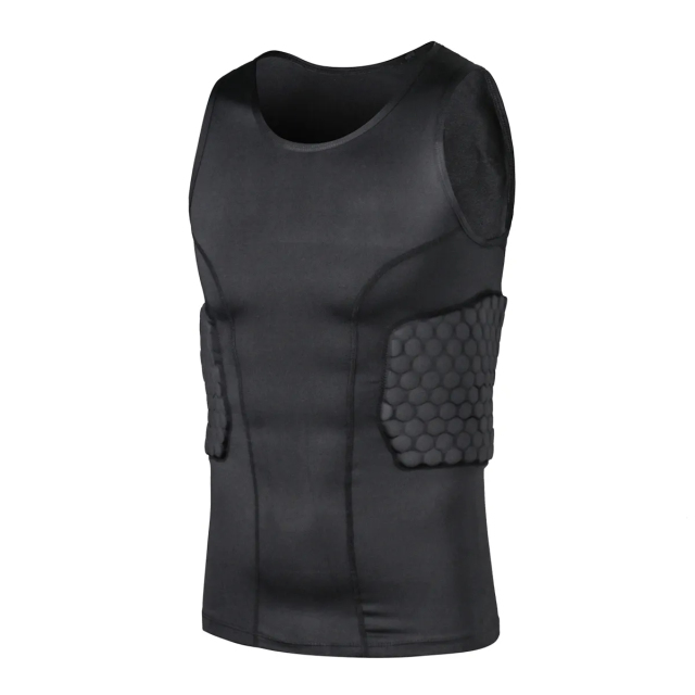 High - Performance Anti - impact Honeycomb Shorts, American Football Sleeveless Jerseys, T - Shirts, Training Apparel, Compression Padded Vests