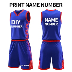Unisex Custom Reversible Basketball Jersey Moisture - Wicking Breathable Nylon Mesh Printed Sportswear Adults Uniform Sublimation