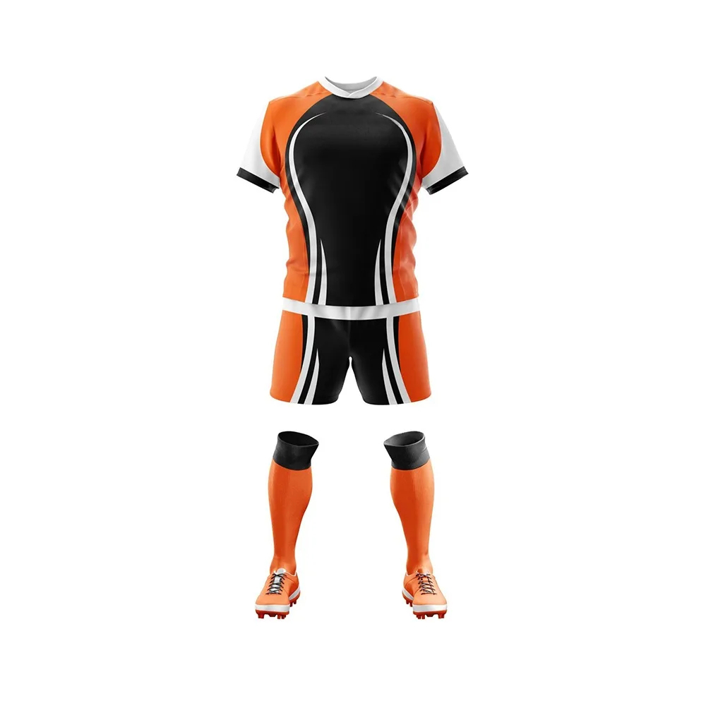 Sublimated Rugby Shirt and Shorts Combo - Customized Jerseys for Rugby Clubs