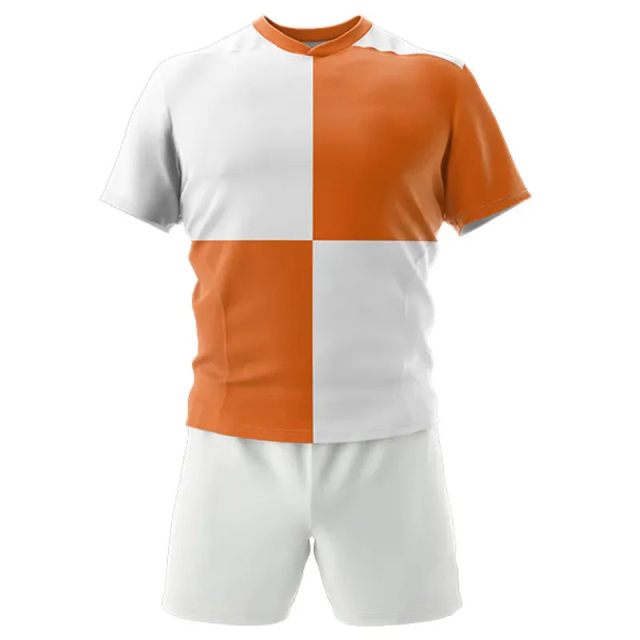 Sublimated Rugby Shirt and Shorts Rugby Uniform Set Customized Rugby Club Jersey