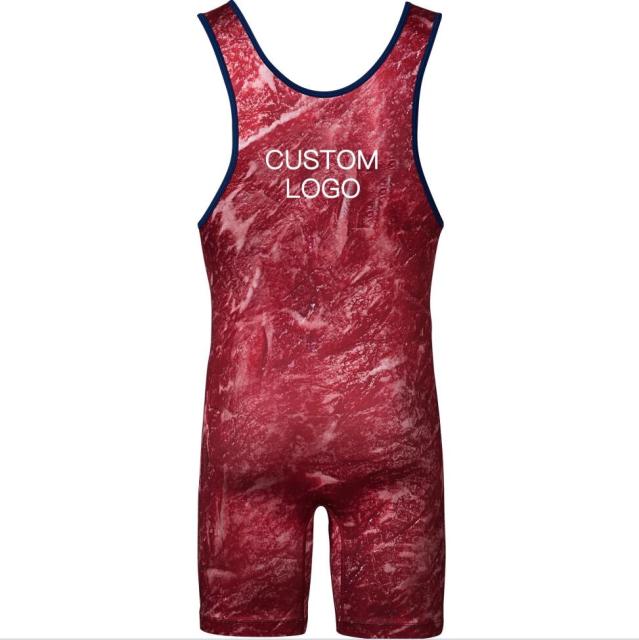 Camo Printing Youth Size Wrestling Singlet