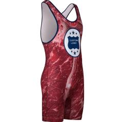 Camo Printing Youth Size Wrestling Singlet