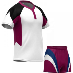 Custom Logo Rugby Jerseys Breathable Shirt Design with Full Sublimation Printing Direct