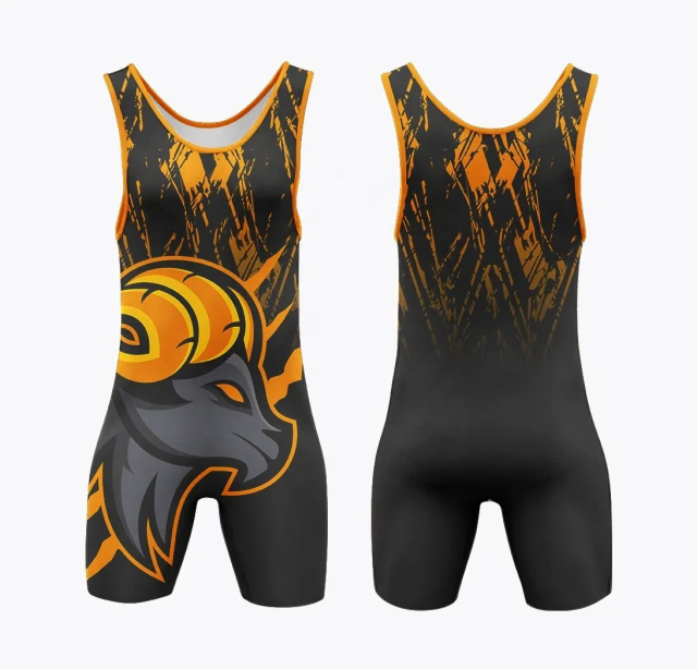 Design Custom Sublimated Wrestling Singlets for Men