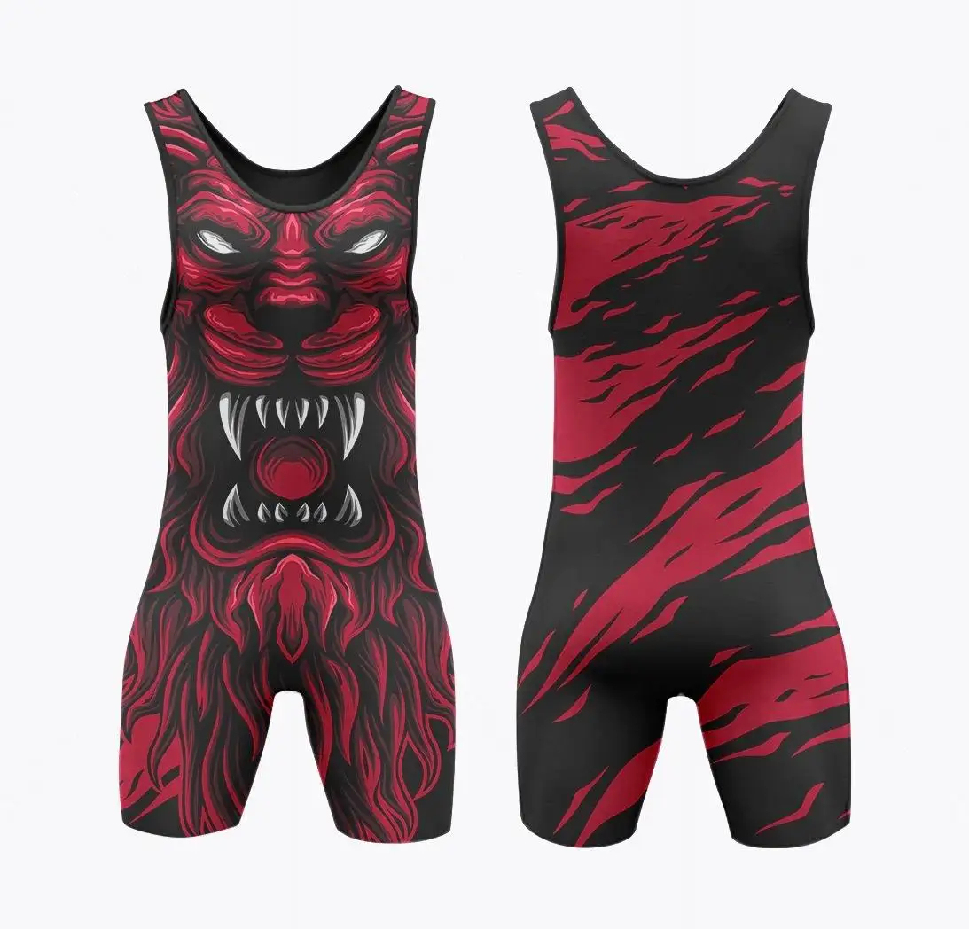 Men's & Girls' Custom Sublimation Wrestling Singlet Bodysuits