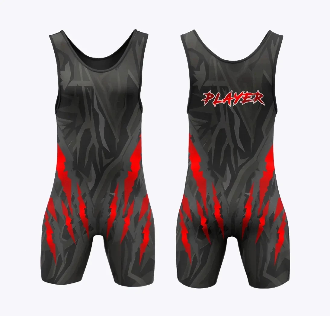 Bulk Sublimation Wrestling Singlets & Pro Tights for USA Wrestlers