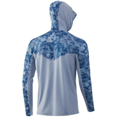 Custom Sublimated UPF 50+ Long-Sleeve Fishing Hoodie with Quick-Dry, Breathable, Lightweight, and Eco-Friendly Features