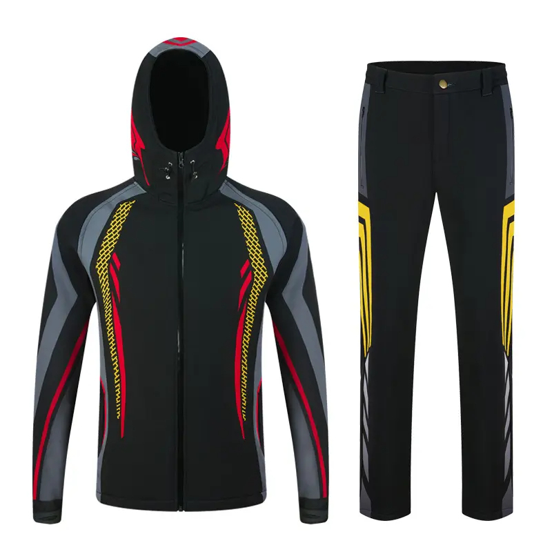 Comfortable Outdoor UPF 50+ UV Protection Long Sleeve Hoodie Fishing Shirts with Polyester Fabric