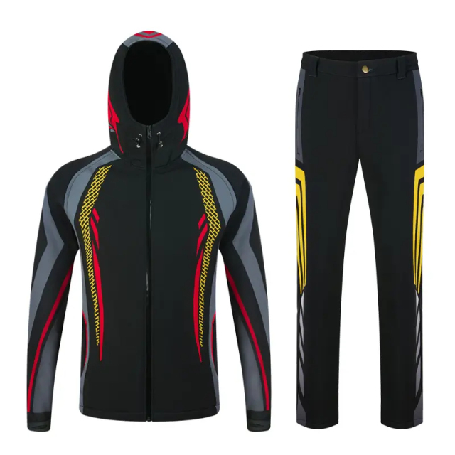 Comfortable Outdoor UPF 50+ UV Protection Long Sleeve Hoodie Fishing Shirts with Polyester Fabric
