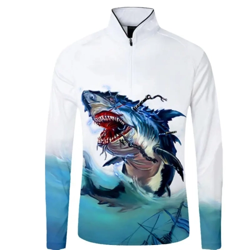 Custom quick-dry sublimated fishing shirt