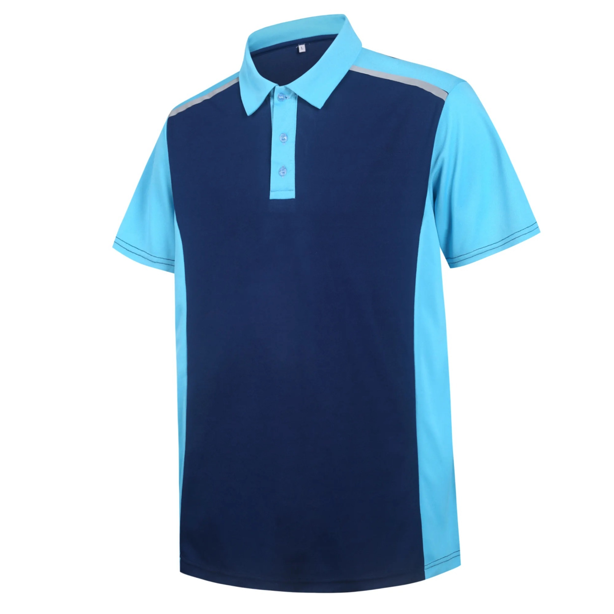 Men's Stylish Slim Fit Polo Shirts with Short Sleeves for Casual Wear - Breathable Cotton Blend Fabric, Solid Color with Embroidered Logo