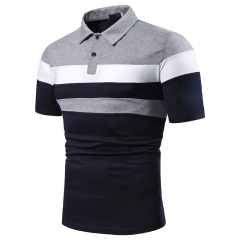 Premium Performance Men's Golf Polo Shirts - Dry-Fit Polyester with Customized Logo for Running & Swing