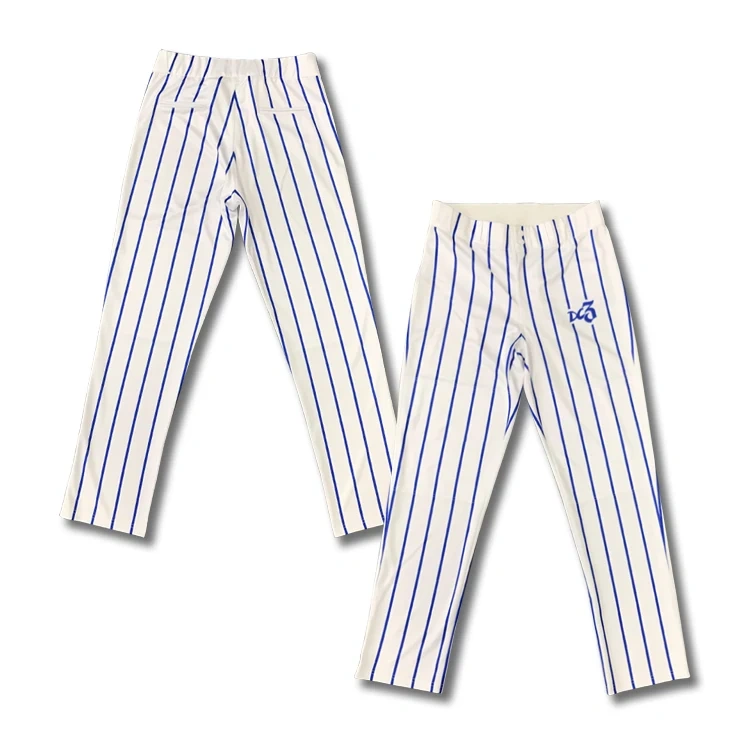 Custom Baseball Jersey Set Sublimation Design Classic Strip Team Sports Jersey Pants Set Baseball Uniform