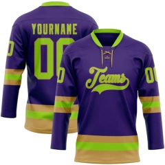 Sublimation Ice Hockey Jersey Polyester Team  Design Breathable Blank Ice Hockey Jersey