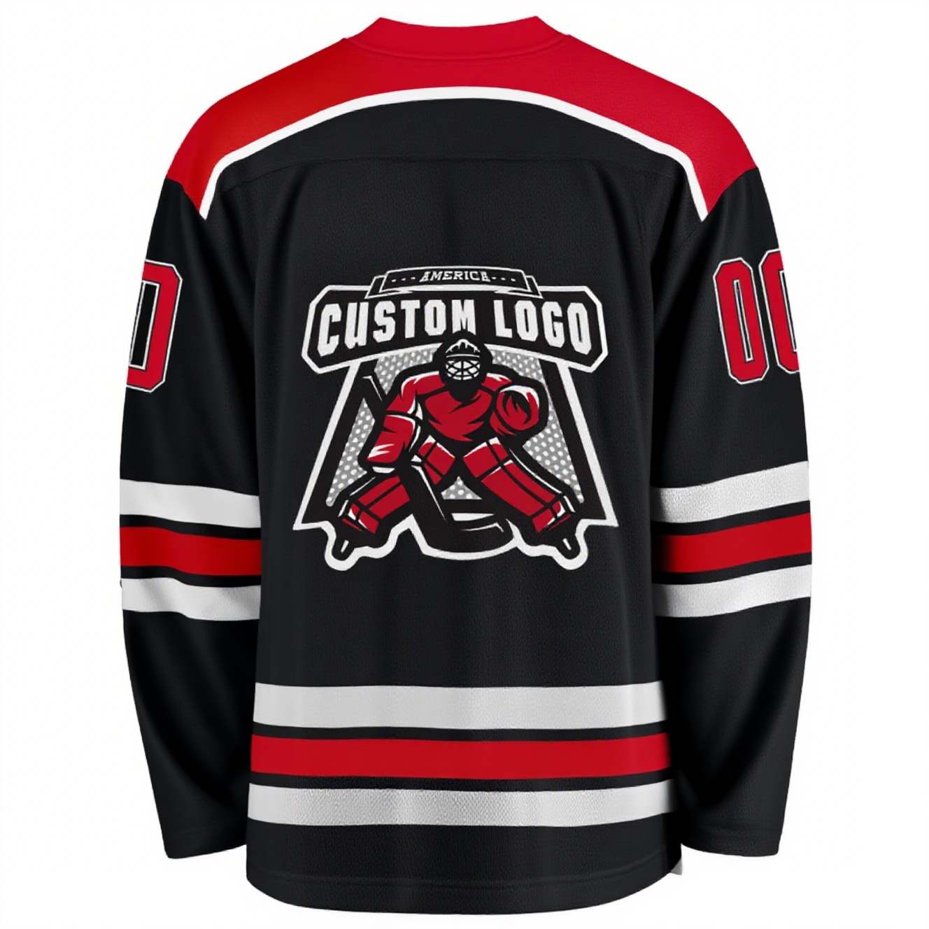 Personalized Custom Design Sublimation Ice Hockey Jersey 100% Polyester Embroidery OEM Customized Hockey Uniform