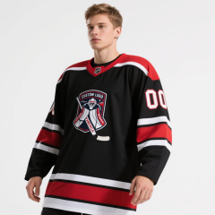 Personalized Custom Design Sublimation Ice Hockey Jersey 100% Polyester Embroidery OEM Customized Hockey Uniform