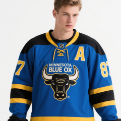 Quick-Dry Adult Youth Ice Hockey Jersey Breathable Uniform Neckline Drawstring for Team Practice