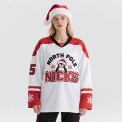 Customized Premium Quality Factory Manufactured Women's Oversized Street Wear Hockey Jersey