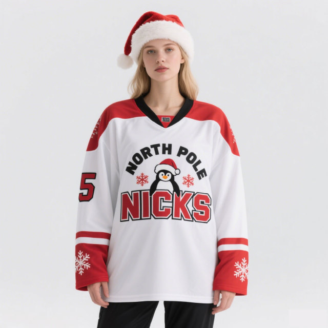 Customized Premium Quality Factory Manufactured Women's Oversized Street Wear Hockey Jersey