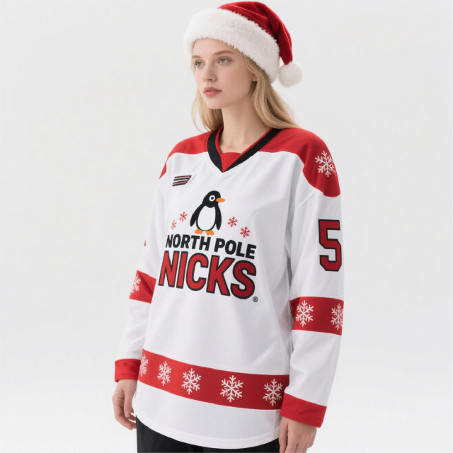 Customized Premium Quality Factory Manufactured Women's Oversized Street Wear Hockey Jersey