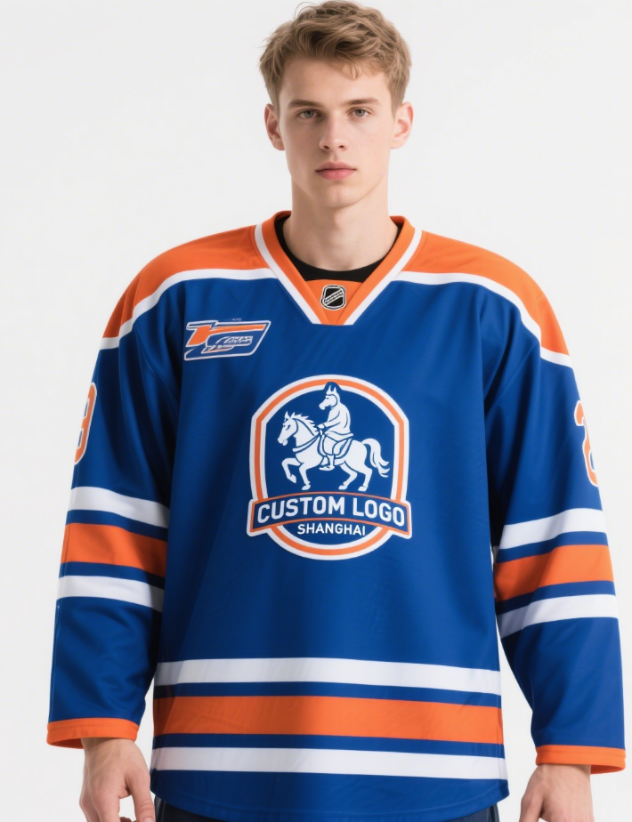 Premium Custom Ice Hockey Uniform Set Sublimation Print Professional Team Jersey