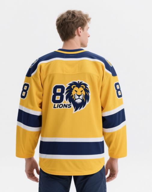 Personalized Ice Hockey Jerseys High-Definition Sublimation Lightweight Team Wear