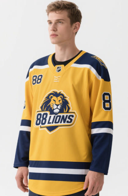 Personalized Ice Hockey Jerseys High-Definition Sublimation Lightweight Team Wear