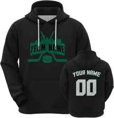 Custom Hockey Hoodies Design Your Own Team Name Number Hooded Sweatshirt for Men Women Youth
