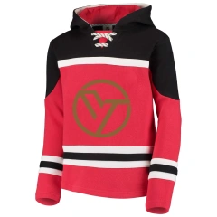 Wholesale Custom Sublimated Embroidered Logo Blank Hockey Jersey Hoodies With Laces