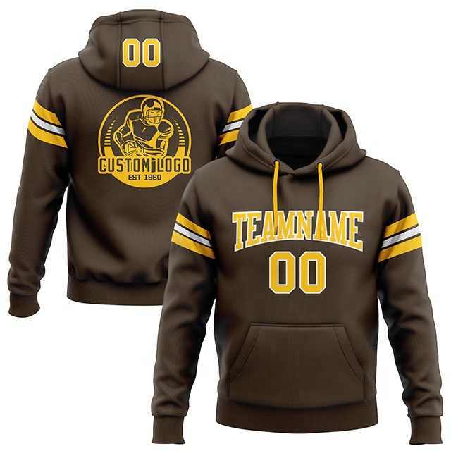 Custom Hockey Hoodie Polyester Hooded Men's Hoodie Long Sleeve Sweatshirt