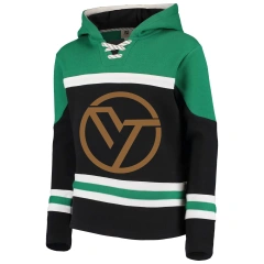 Wholesale Custom Sublimated Embroidered Logo Blank Hockey Jersey Hoodies With Laces