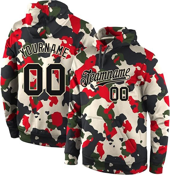 Custom Embroidery Hockey Hoodie Latest Design 5Xl Plus Size Sublimation Training Ice Hockey Jersey Basics Cotton Blended