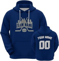 Custom Hockey Hoodies Design Your Own Team Name Number Hooded Sweatshirt for Men Women Youth Personalized Hockey Gift