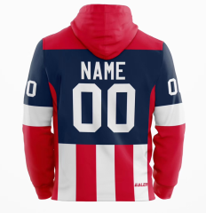 2025 New Design Fast Shipping Sublimation Custom Made Hockey Hoodie