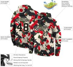 Custom Embroidery Hockey Hoodie Latest Design 5Xl Plus Size Sublimation Training Ice Hockey Jersey Basics Cotton Blended