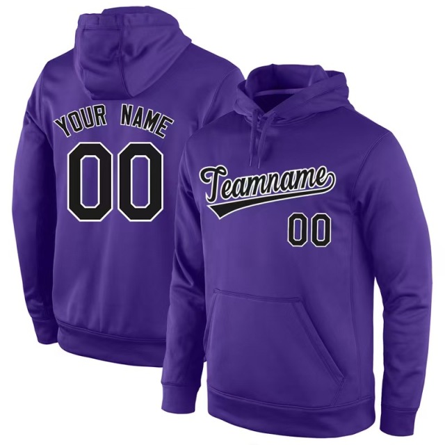 Custom Hockey Hoodie Polyester Hooded Men's Hoodie Long Sleeve Blank Sweatshirt