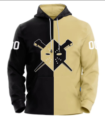 2025 New Design Fast Shipping Sublimation Custom Made Hockey Hoodie