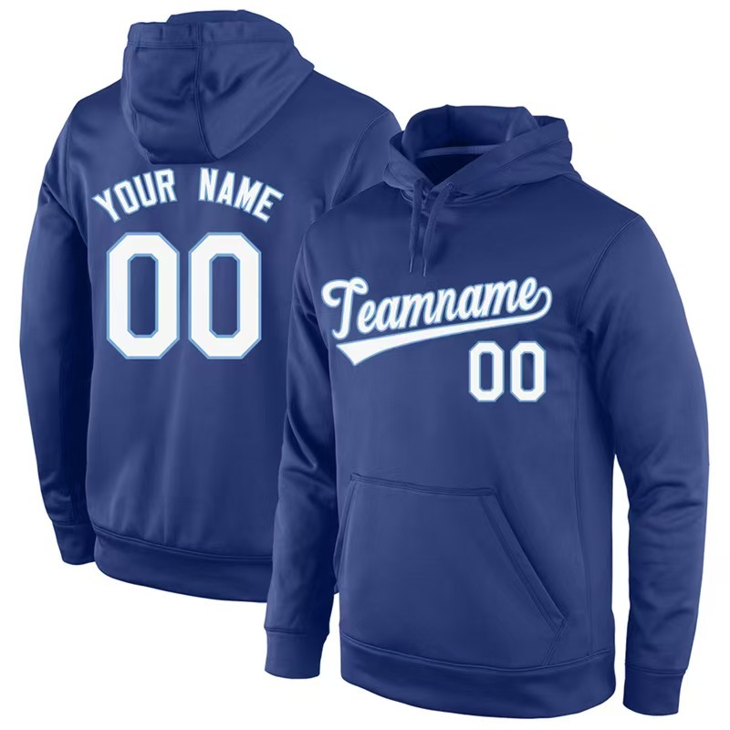 Custom Hockey Hoodie Polyester Hooded Men's Hoodie Long Sleeve Blank Sweatshirt