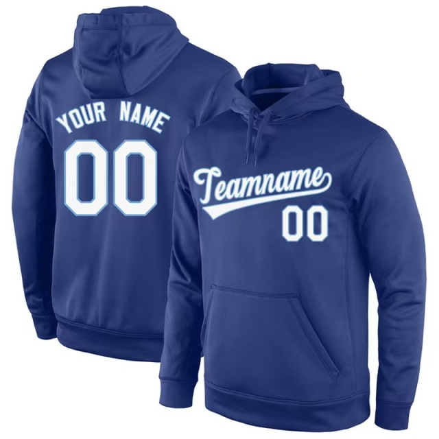 Custom Hockey Hoodie Polyester Hooded Men's Hoodie Long Sleeve Blank Sweatshirt