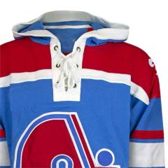 Bespoke Ice Hockey Sweatshirts Thick Thermal Hoodie Full Color Sublimation Raised Embroidery Custom Team Name Number Adult Sizes