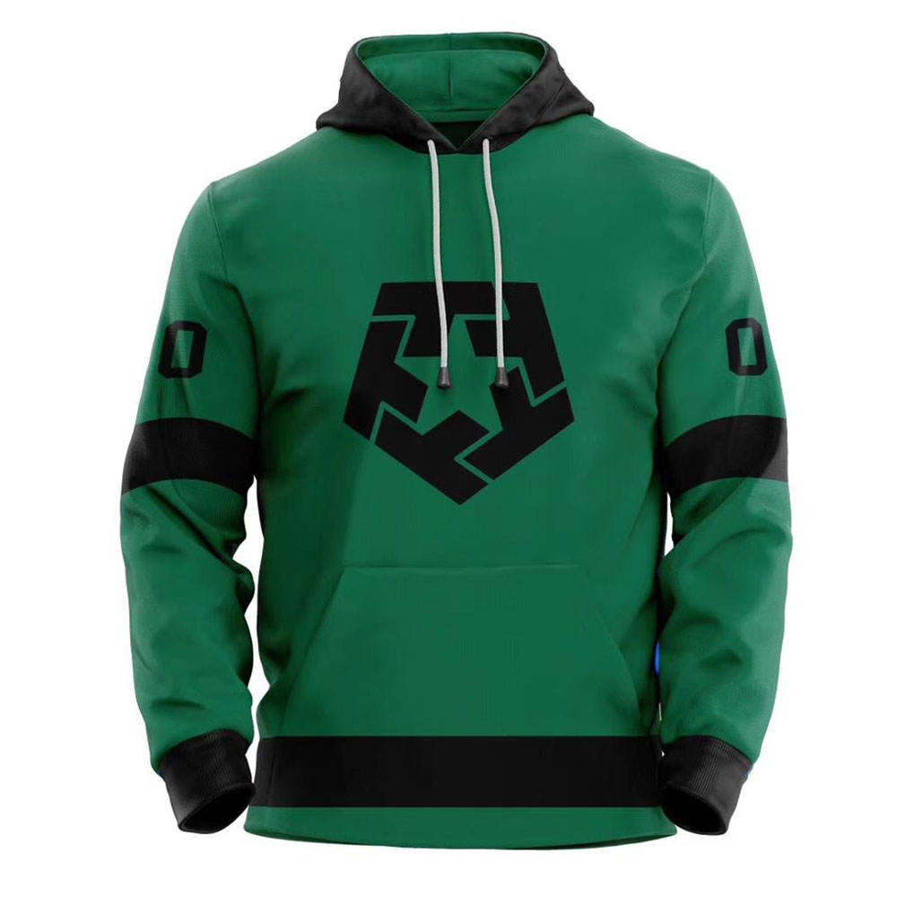 New Premium Ice Hockey Hoodie Men Custom Sublimated Hockey Jersey University Team Apparel Wholesale